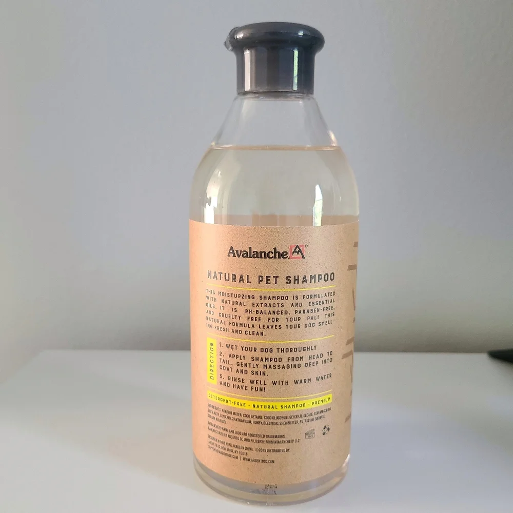 Avalache Natural Dog Shampoo with shea Butter